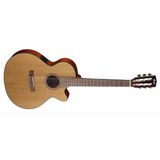 Cort CEC5 Elektro Klasik Gitar - Natürel (Orta/Profesyonel Seviye) | İnce Kasa (Slim Body), Masif Sedir Kapak ve Fishman