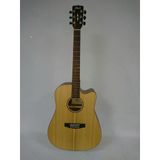 Cort Çin Earthgrand Bw Cfm Op Elektro Akustik Cutaway Gitar Çantalı, Masif Ladin