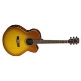 CORT ÇİN ELEKTRO AKUSTİK GİTAR JUMBO CUTAWAY, HONEY BURST,