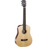 Cort Earthmınıf-Adırondack Adirondack Kapaklı Mini Akustik Gitar (Orta Seviye) | 3/4 Kompakt Boyut, Masif Adirondack Ladin Kapak ve Seyahat Tipi Tasarım