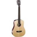 Cort Earthminif-Adirondack Op Elektro Akustik Gitar, Çantalı, Open Pore - standart - Çok Renkli