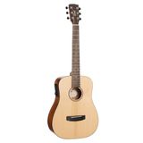Cort Elektro Akustik Gitar, Çantalı, Open Pore,