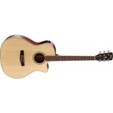 Cort Elektro Akustik Gitar, Solak, Cutaway, Grand