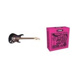Cort Elektro Gitar G110OPBK ve Ernie Ball Super Slinky Nickel Wound Electric Guitar Strings