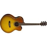 Cort Elektro Klasik Gitar, Jumbo Cutaway, Honey Burst, F