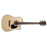 Cort Endonezya Cort AD880CENSW Elektro Akustik Gitar | Çantalı Natürel Satin