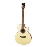Cort Endonezya Cort Cec1 Op Elektro Klasik Gitar | Ince Kasa Open Pore - Naturel