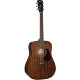 Cort Endonezya Cort EARTH60M Op Masif Kapak Akustik Gitar (Başlangıç/orta Seviye) | Masif Maun Üst Kapak, Dreadnought Kasa Yapısı ve Open Pore Doğal Ahşap Dokusu