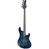 Cort Endonezya Cort GB-FUSION4BB 4 Telli Aktif Bas Gitar - Blue Burst (Orta/profesyonel Seviye) | Duncan Designed Manyetikler, Aktif Eq Sistemi, Dişbudak Üzeri Akçaağaç Kaplama Gövde
