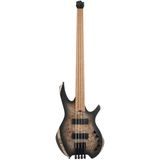 Cort Endonezya Cort SPACE4SDB Headless 4 Telli Bas Gitar - Star Dust Black (Profesyonel) | Başsız (Headless) Kompakt Tasarım, Ergonomik Gövde, Bartolini Mk-1 Manyetikler ve Modern Tonlar
