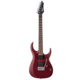 Cort Endonezya Cort X100-opbc Elektro Gitar - Open Pore Black Cherry (başlangıç/orta Seviye) | Meranti Gövde, Powersound Hh Manyetik Di