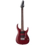 Cort Endonezya Cort X100-OPBC Elektro Gitar - Open Pore Black Cherry (Başlangıç/orta Seviye) | Meranti Gövde, Powersound Hh Manyetik Dizilimi, Modern Tremolo Köprü ve Doğal Rezonansı Artıran Açık Gözenekli Bitiş