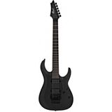 Cort Endonezya Cort X500 Menace-Bks Elektro Gitar - Black Satin (Profesyonel/metal) | Neck-Thru Sap-Gövde Birleşimi, Seymour Duncan Sentient & Nazgül Manyetikler, Floyd Rose 1000 Köprü ve Agresif Metal Tonları