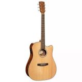 Cort Endonezya Earth60cenat Elektro Akustik Gitar, Cutaway, Naturel, Masif