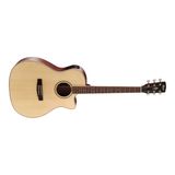 Cort Endonezya Gamedxlhop Elektro Akustik Gitar, Solak, Cutaway, Grand