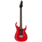 Cort Endonezya X200crd Elektro Gitar , Kırmızı , (H-H) Pseg-1F-1R