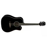 Cort MR710FBK Elektro Akustik Gitar - Siyah (Profesyonel) | Masif Ladin Kapak, Maun Arka ve Yanlar, Fishman Presys Eq ve Sonicore Manyetik, Parlak Bitiş