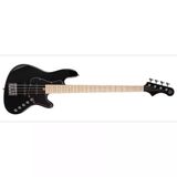 Cort Njs4 Bk Bass Gitar, 4 Telli, Çantalı, Siyah