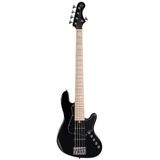 Cort Njs5 Bk Bass Gitar, 5 Telli, Çantalı, Siyah