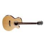 Cort Sfx-Me Lh Op Elektro Akustik Gitar, Solak, Open Pore, Cutaway, İnce Kasa