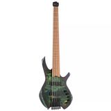 Cort SPACE5SDG Bass Gitar, Headless, 5 Telli, Star Dust Green