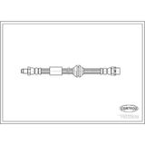 CORTECO 19032839 Fren Hortumu Arka Mini R50 R53 Cooper 01- 415Mm