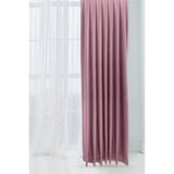 Cortibo Alaska Keten Gülkurusu Tek Kanat Pilesiz Gül Kurusu 80x250 cm Fon Perde