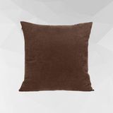 Cortibo Barcelona Kadife Dokulu Kırlent Kılıfı - 45 x 45 cm - Açık Kahve