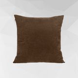 Cortibo Barcelona Kadife Dokulu Kırlent Kılıfı - 45 x 45 cm - Kahverengi