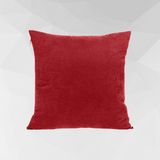 Cortibo Barcelona Kadife Dokulu Kırlent Kılıfı - 45 x 45 cm - Kırmızı