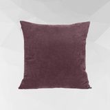 Cortibo Barcelona Kadife Dokulu Kırlent Kılıfı 45x45cm (Mürdüm)