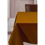 Cortibo Barcelona Kadife Dokulu Masa Örtüsü Sütlü Kahve - 130 x 130 cm