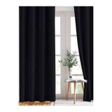 Cortibo Blackout Karartma Fon Perde Siyah, 100 x 270