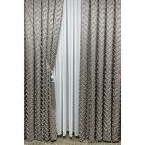 Cortibo Harmony Serisi Püsküllü Fon Perde Taş Rengi - 1'e 2,5 Orta Pile, 140 x 270