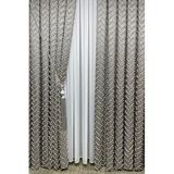 Cortibo Harmony Serisi Püsküllü Fon Perde Taş Rengi - 1'e 3 Sık Pile, 140 x 250