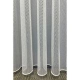 Cortibo Kelebek Örme Desen 1'e 2 Seyrek Pileli Tül Perde - Kırık Beyaz - 100 x 200 cm