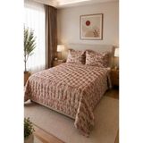 Cortina Çift Kişilik Yatak Örtüsü 240X250 Cm Bordo