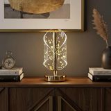 Corvinus 777 Modern LED Masa Lambası Dokunmatik Şarjlı 3 Renk Işık Dekoratif Gece Lambası Lüks Stil