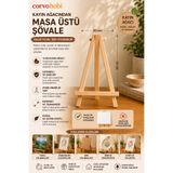 corvo hobi Kayın Ağacı Masaüstü Şövale