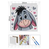 corvo hobi Sayılarla Boyama 20x20 Cm Tuval Seti Fırça Boya Dahil Çıtaya Gerili - KÜÇÜK SIPA