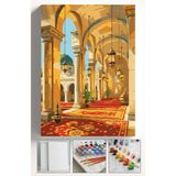 Corvo Sayılarla Boyama Seti Numaralı Tuval Fırça Boya Askı Aparatı Dahil Set 40X50 cm - Camii Avlusu - 40x50cm