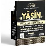 cosangroup 50 Adet Toptan Hediyelik Çanta Boy Yasin-i Şerif - Fihristli, Mealli, Qr Kod Sesli Dinleme - Yasin Kitabı