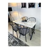 Cosargroup 70x110 Ege Ahşap Mutfak Masası Takımı Güneş Sandalye Masa Takımı