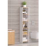 Cosargroup Bohem 6 Raflı 40 Cm Dekoratif Banyo Düzenleyici Banyo Dolabı Çok Amaçlı Dolap 160x40x20 Ölçülerinde