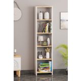 Cosargroup Bohem 6 Raflı 40 Cm Dekoratif Kitaplık Bohem Tarz Kitaplık Ofis Kitaplığı Dolap Evrak Rafı Ev Rafı