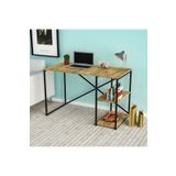 Cosargroup Çalışma Masası Kitaplıklı Metal Bilgisayar Laptop Ofis Masası