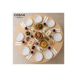 Cosargroup Katlanabilir Yer Sofrası Hamur Açma Tahtası Oyun Masası - 21 Cm Yükseklik-Plastik ayak