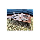 Cosargroup Katlanır Yer Sofrası Hamur Açma Sunum Masası Ceviz 60x90 cm