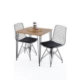 Cosargroup Metal Ayaklı 60x70cm Mutfak Masası Balkon Masası Çalışma Masası Atlantikçam