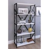 Cosargroup Metal Kitaplık 5 Raflı Kitaplık Raf Kütüphane 150 Cm